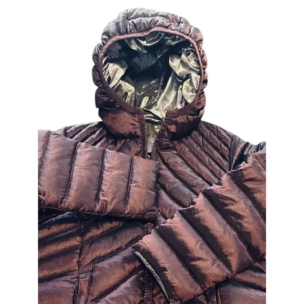 Sugar Fly Jacket/Down-Toddler-3T-Plum-Hood-quilted-light weight-Pack able-1161